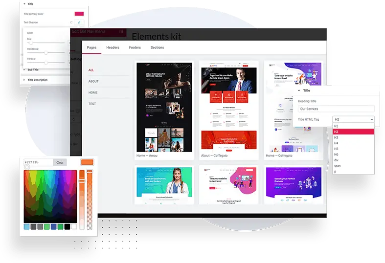 ElementsKit v3.7.4 - Elementor 页面生成器插件、元素包Wordpress主题模板编辑-1