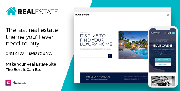房地产模板Real Estate 7 v3.4.9房地产主题高级版插件专业版 Wordpress房地产管理系统