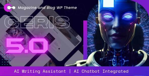 Ceris v5.3 - 杂志和博客 WordPress 主题 个人网站模板