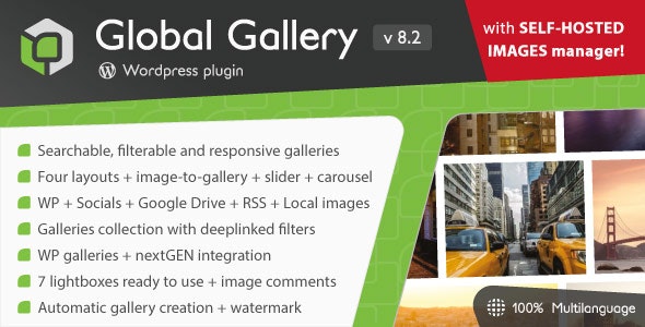 Global Gallery v9.0.6 WordPress 响应式图库