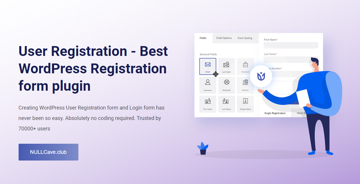 用户注册专业版 v4.3.4.1 + ADDONS WordPress会员注册插件user registration-1