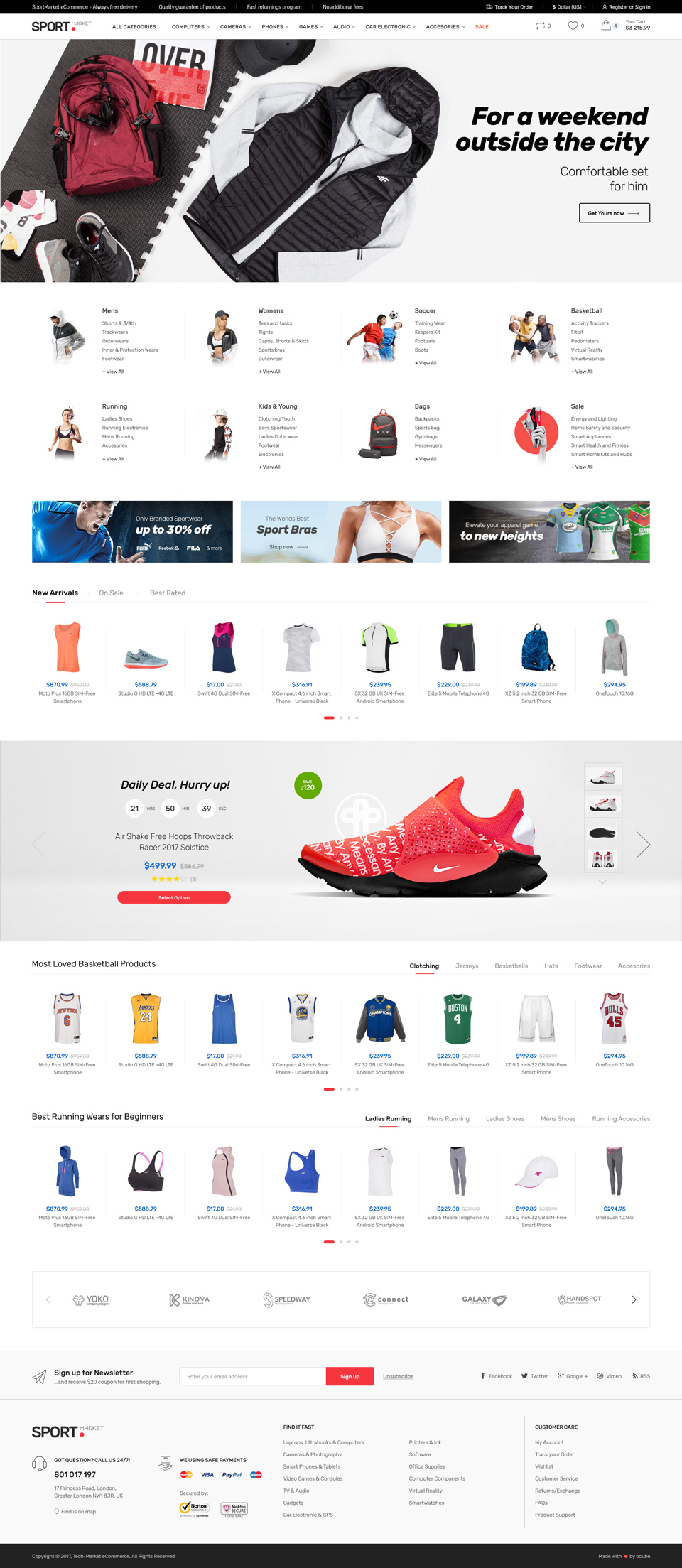 Techmarket v1.4.22 - 多演示和电子商店主、数码产品、手机配件店、工具店、轮胎店、汽车配件多供应商、汽车商店、自行车零件行业购物网站WordPress WooСommerce主题-1