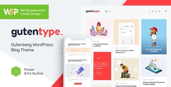 Gutentype v2.1.9 - 古腾堡 WordPress 博客主题