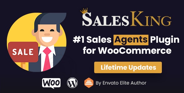 SalesKing v1.6.90 - 适用于 WooCommerce 的终极销售团队、代理和分销插件 推广联盟插件 跨境电商独立站联盟营销WordPress插件