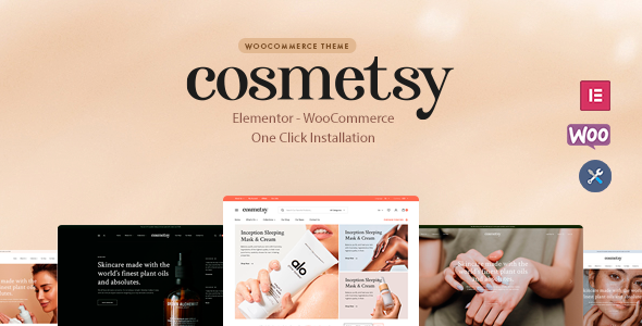 Cosmetsy v1.9.1美容化妆品店行业跨境电商独立站模板WordPress WooCommerce主题