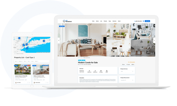 高级房地产模板WP Residence v4.22.3 - Real Estate WordPress Theme房地产主题专业版 Wordpress房地产管理系统