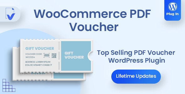 WooCommerce PDF 优惠券 终极礼品卡WordPress 优惠券代码出售、礼券、奖励、促销插件WooCommerce PDF Vouchers v4.9.9