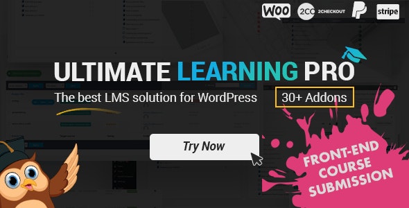 Ultimate Learning Pro v3.9 学习管理系统 在线学习课程系统 Wordpress插件