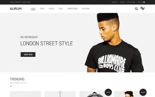 Aurum v4.0.1 - 极简购物主题WooCommerce WordPress 主题 跨境电商独立站商城模板时尚电子产品、数码产品、书店、时装店、家具店、珠宝店、装饰品、手表、化妆品、运动鞋子、家居产品行业购物网站