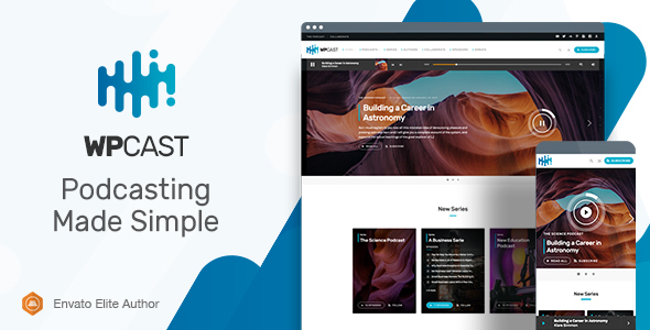 Wpcast v2.1.0 - 音频播客 WordPress 主题