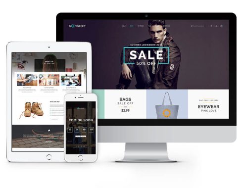 Gon v2.3.9多用途和 WooCommerce 主题 适用于一般商业网站、跨境电商独立站商城模板时尚电子产品、数码产品、时装店、家具店、装饰品、手表、化妆品、运动鞋子、家居产品行业购物网站WordPress模板
