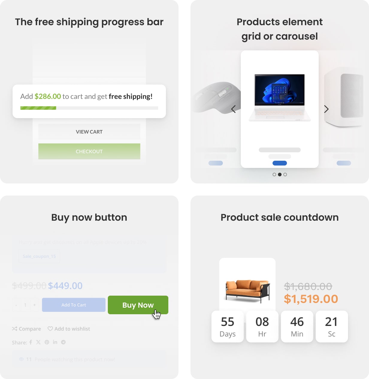 WoodMart v8.0 - 响应式 WooCommerce 主题 WordPress 主题 跨境电商独立站商城模板时尚电子产品、数码产品、时装店、家具店、装饰品、手表、化妆品、运动鞋子、家居产品行业购物网站WooСommerce主题-10