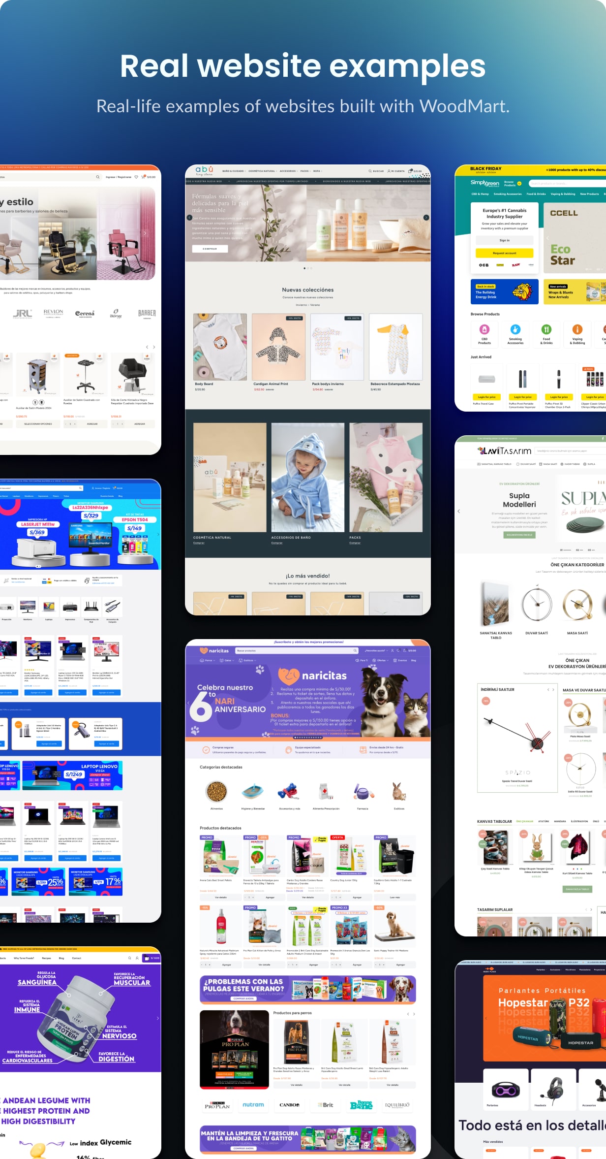 WoodMart v8.0 - 响应式 WooCommerce 主题 WordPress 主题 跨境电商独立站商城模板时尚电子产品、数码产品、时装店、家具店、装饰品、手表、化妆品、运动鞋子、家居产品行业购物网站WooСommerce主题-24