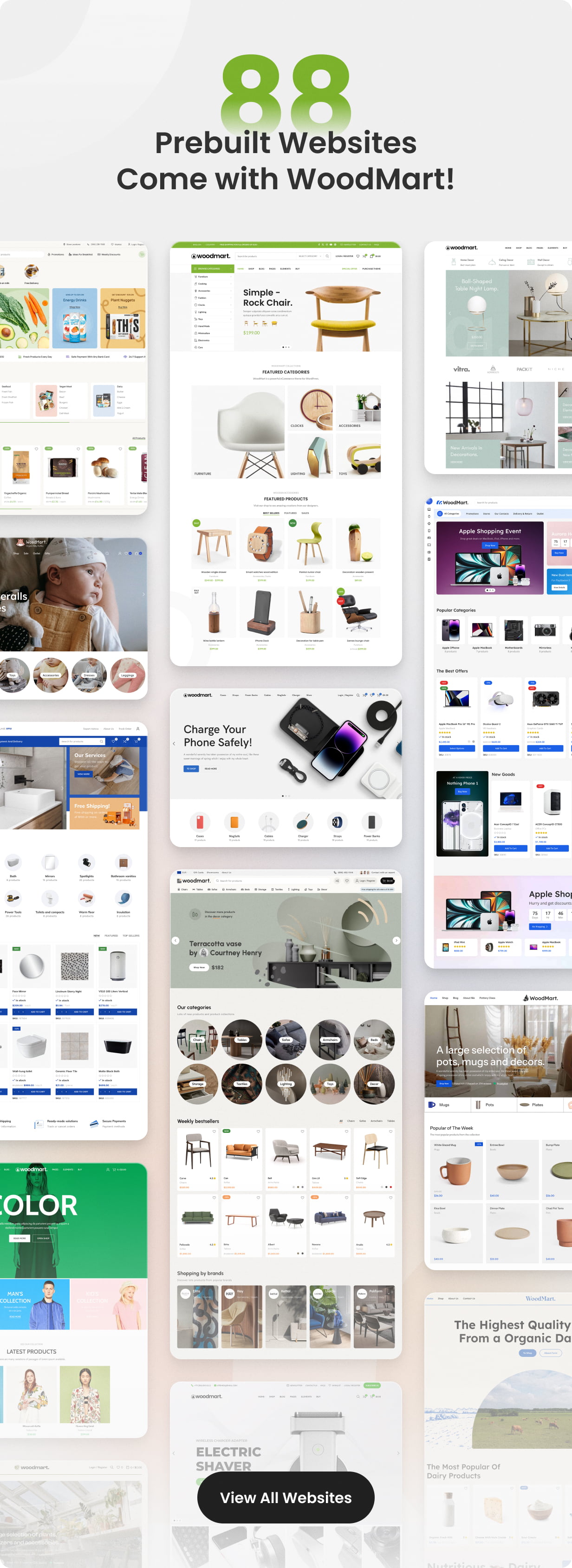 WoodMart v8.0 - 响应式 WooCommerce 主题 WordPress 主题 跨境电商独立站商城模板时尚电子产品、数码产品、时装店、家具店、装饰品、手表、化妆品、运动鞋子、家居产品行业购物网站WooСommerce主题-1